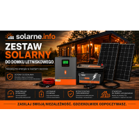Zestaw zasilania 640W do kampera, łódki, działka - panel + regulator MPPT 45A + kable