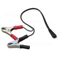 Kabel z krokodylkami do akumulatora i regulatora ładowania 1m 8mm²