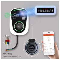 Wallbox 22kW ZENCAR DUOSIDA 3-fazy RFID WiFi gniazdo Typ 2