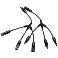 Złącze MC4 równoległe 3+1 para – komplet przejściówek PV