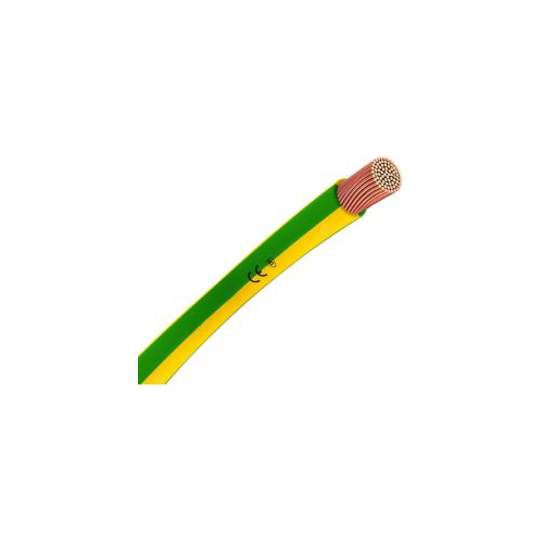 Kabel uziemiający zielono-żółty 6mm2 linka