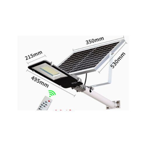 Lampa uliczna solarna 300W 20Ah panel 25W
