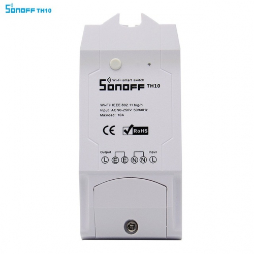 SONOFF włącznik TH16 WiFi pod czujnik temperatury i wilgotności
