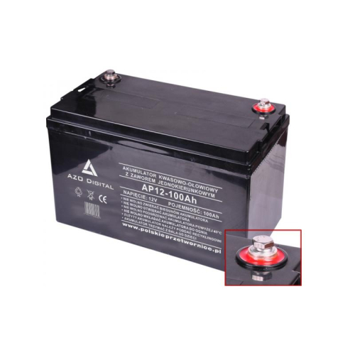 Akumulator AGM 12V 100Ah VRLA bezobsługowy AP12-100