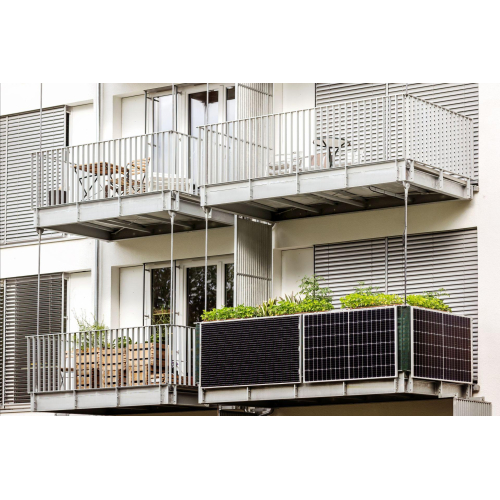 Fotowoltaiczny zestaw na balkon, taras, ogródek on-grid inwerter Growatt + 1 panel 550W + wyposażenie