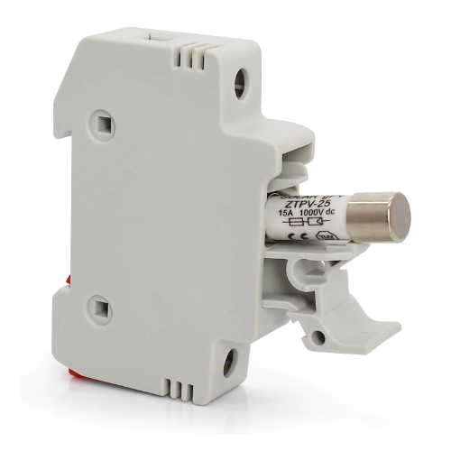 Podstawka bezpiecznikowa PV DC 1000V 2P 15A 10x38 – hurt 50 szt.