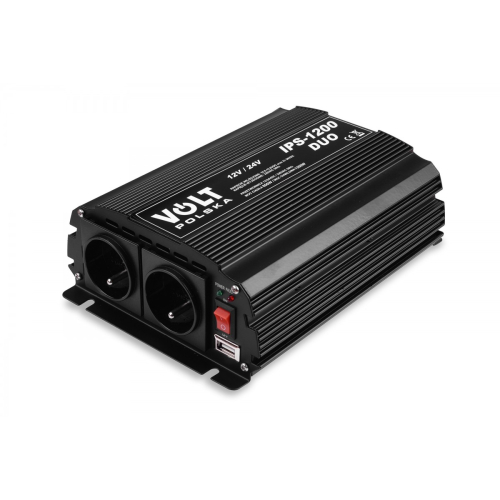 Przetwornica 12V/24V 230V VOLT IPS DUO 600/1200W mod. sinusoida