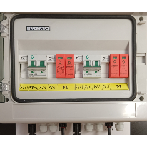 Rozdzielnia DC 600V fotowoltaika 2 stringi IP65