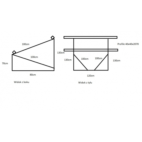 Jak zbudować system montażowy podwyższany na 2 panele w pionie posadowiony na gruncie