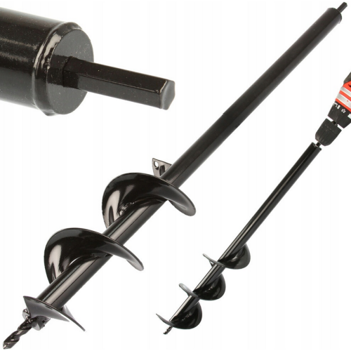 Świder do ziemi na wiertarkę – śr. 10 cm, dł. 60 cm