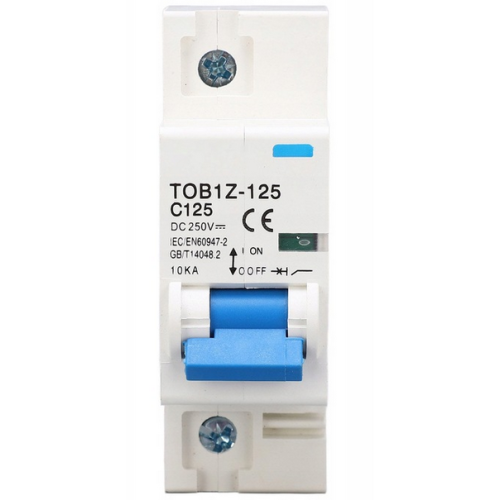 Wyłącznik MCB DC 125A 1000V 1P TOMZN do fotowoltaiki