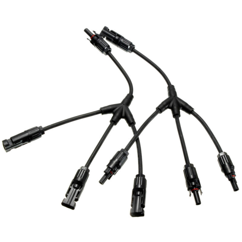 Złącze MC4 równoległe 3+1 para – komplet przejściówek PV